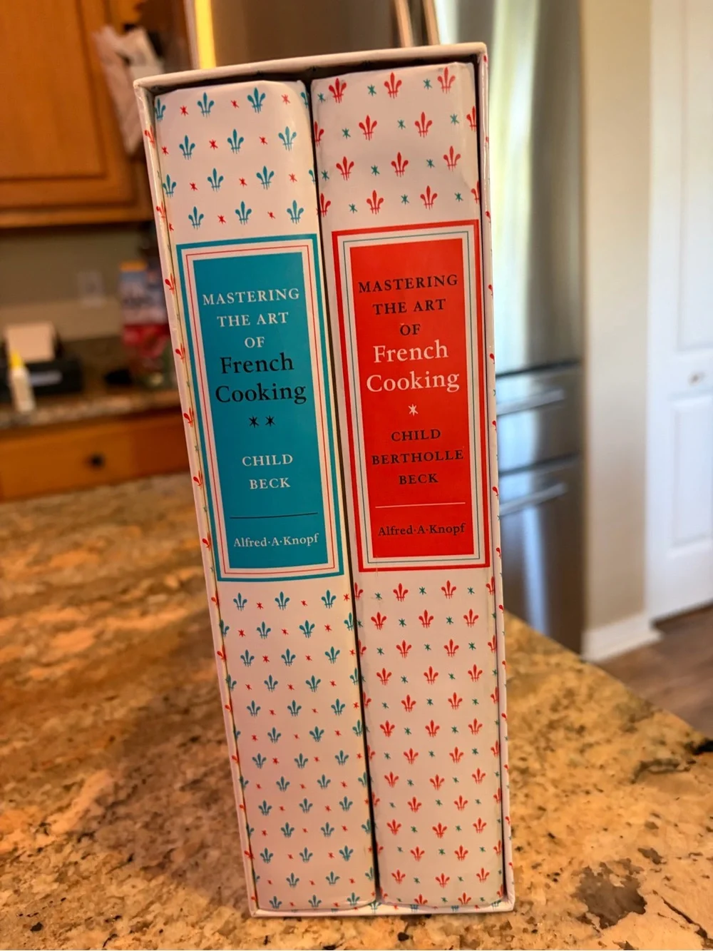 Julia Child Mastering the Art of French Cooking - Red & White Boxed Set